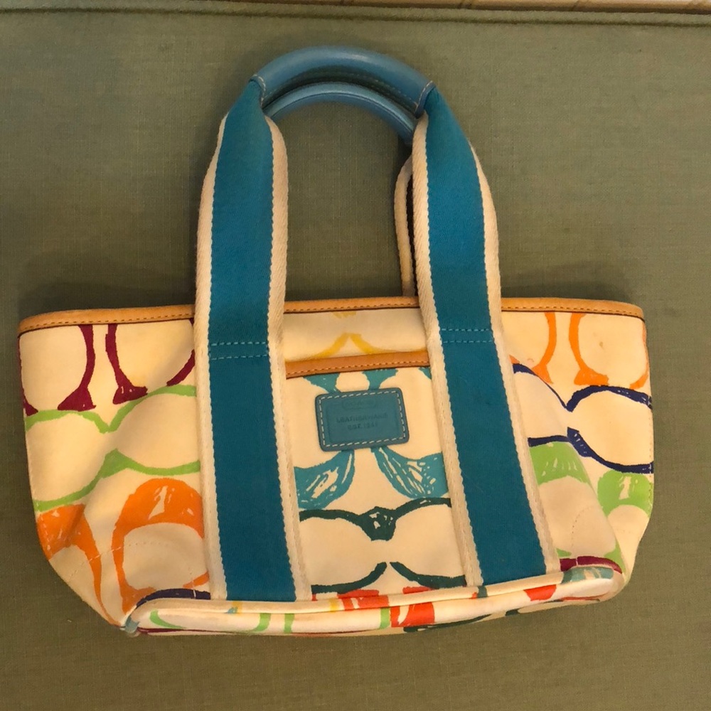 Coach small scribble tote bag